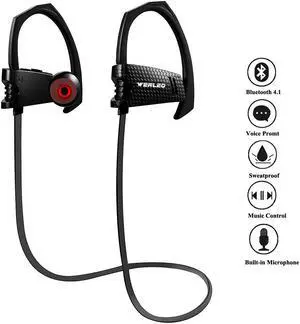 Bluetooth Headphones,Werleo Wireless V4.1 Bluetooth In-Ear Headset Super Bass Noise Cancelling Stereo Sports Earphones Sweatproof Earbud with Mic Hands Free Call for iPhone 7 Samsung S6 S7 iPad LG HTC