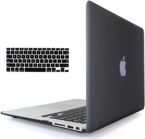 MacBook Pro 15 Case 2017 & 2016 A1707, Coxtech Rubberized Hard Case Shell Cover and Keyboard Skin For Apple Macbook Pro 15" (Newest 2017 & 2016 Release) with Touch Bar and Touch ID Black