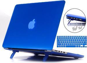 Macbook Air 13 Inch Case, Hemetech 2 in 1 Ultra Slim Soft-Touch Plastic Rubberized Hard Case Cover for Apple Macbook Air 13" A1369 A1466  Shell Cover with Foldable Stand & Keyboard Cover Skin