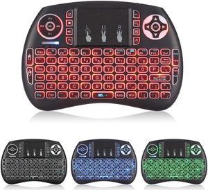 Werleo 2.4GHZ LED Backlit Mini wireless keyboard with Mouse Touchpad and Remote control for PS4,PC, Xbox 360, Android TV Box, smart TV
