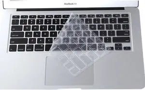 Werleo Transparent / CLEAR Keyboard Cover Silicone Skin for MacBook Pro 13" 15" 17" (with or w/out Retina Display) iMac and MacBook Air 13"
