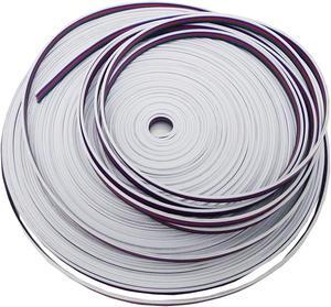 66ft RGBW Extension Cable Wire Line 5 Color for RGBWW 5050 3528 LED Stirp Light