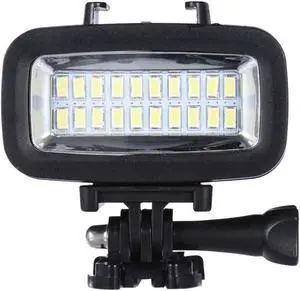 700LM Diving Video Fill-in Light LED Lighting Lamp Waterproof 40M 1900mAh Built-in Rechargeable Battery with Diffuser for GoPro SJCAM Xiaomi Yi Sports Action Camera