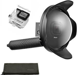 6 inch Underwater Lens Hood Dome Port for GoPro HERO 6 HERO 5 Black Camera Diving Transparent Underwater Photography with Waterproof Housing Case Accessories