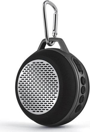 Mini Bluetooth Speakers FM Radio Mp3 Player,Super-portable Wireless Speaker with Mic,Hands-Free Speakerphone,Micro TF SD Card,3.5 mm AUX Line In-Black
