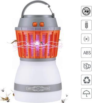 [Newest Version] Bug Zapper 2 In 1 Night LED Light Bulb Lamp & Mosquito Zapper Repellent| Waterproof,Compact, 2200mAh Rechargeable & Portable| For Indoor & Outdoors, Home & Traveling