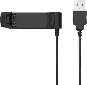 Garmin D2 Charger Replacement USB Charger Cradle Dock Charging Cable for Garmin D2 / Fenix / Fenix2 / Quatix / Tactix Outdoor Watch BLACK