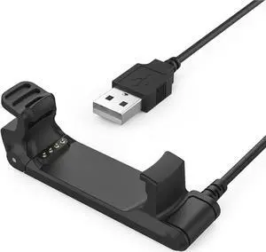 Garmin Forerunner 220 Charger Dock, USB Data Sync Charge Cradle Dock Charger with 1M Charging Cable for Garmin Forerunner 220 Smart Watch, Black