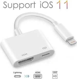 Lighting to HDMI Adapter Digital AV Adapter Cable For iPhone X 5 6 7 8 plus iPad