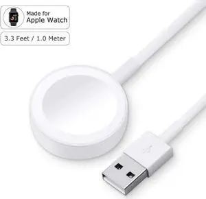 Apple Watch Charger iWatch Charger Charging Cable Magnetic Wireless Portable Charger Pad 3.3 ft Charging Cable Cord for Apple Watch Series 3 2 1 All 38mm 42mm iWatch