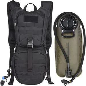 Tactical Hydration Pack Backpack 900D with 3L Water Bladder for Hiking Climbing