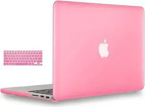 Rubberized Hard Case for MacBook Pro 15.4" with Retina Display 15 Inch A1398 Shell Cover with Keyboard Skin
