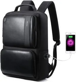 Bopai Anti Theft Backpack Computer Rucksack Slim Business Laptop Backpack for Men Waterproof Travel Backpack with USB Charging Port Fits 15 Inch Laptop Notebook