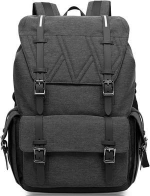 Werleo Water Resistant Laptop Bag Anti-Theft Travel Bag Large Capacity Shoulder Daypack School Backpack Black
