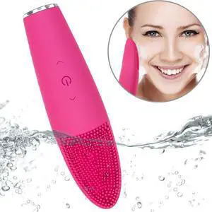 Sonic Face Brush Waterproof Facial Cleansing Brush with 7 Speeds Thermal Spa for Gentle Exfoliating Removing Blackhead