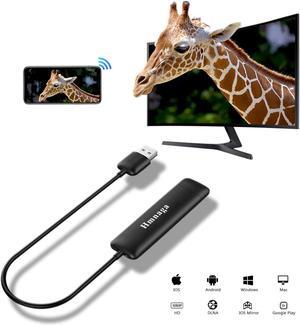 5G WiFi Display Dongle for TV Full HD 1080P Screen Mirroring Wireless HDMI Display Adapter Airplay DLNA Miracast Dongle for Android Smartphone Tablet Apple iPhone iPad Pixel Nexus