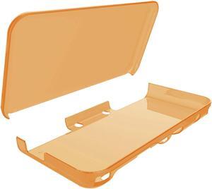 New Nintendo 2DS XL Case Accessories Protective Cover Case for New Nintendo 2DS XL TPU Anti-Scratch Crystal Clear Case for NEW Nintendo 2DS XL Orange