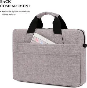 Werleo 15.6 Inch Waterproof Lightweight Business Laptop Bag Messenger Shoulder Bag Briefcase Sleeve Case with Strap for 15 - 15.6 Inche Laptop Notebook Apple MacBook Ultrabook Chromebook Computers