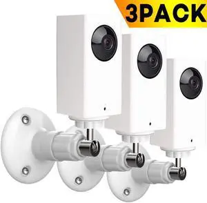 3 Pack Wall Mount Wyze Cam Pan Arlo Arlo Pro Arlo Pro 2 Arlo Go & Arlo Lights 360 Degree Adjustable Indoor Outdoor Mount