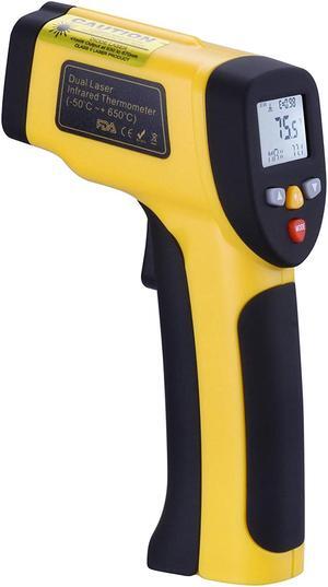 Infrared Thermometer Werleo Dual Laser Thermometer Temperature Gun Non-contact Surface Digital IR Thermometer -58?~1202? (-50? to 650?) Instant Read Handheld with Adjustable Emissivity