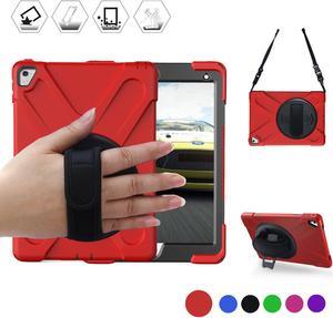 Werleo iPad Pro 9.7 Case ipad 9.7 Case Shockproof Full-Body Heavy Duty Protective Case with a 360 Degree Swivel Kickstand Hand Strap Shoulder Strap for Apple iPad Pro 9.7 inch Model A1673 A1674 A1675