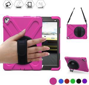 Werleo iPad Pro 9.7 Case ipad 9.7 Case Shockproof Full-Body Heavy Duty Protective Case with a 360 Degree Swivel Kickstand Hand Strap Shoulder Strap for Apple iPad Pro 9.7 inch Model A1673 A1674 A1675