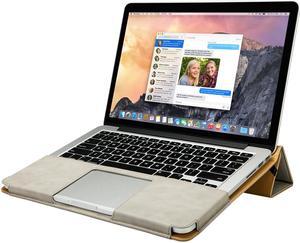 Macbook Air 13 inch Case One-piece designed PU Leather Premium Quality Book Cover Folio Flip Case Sleeve Protective Cover with Stand Function for Apple Macbook Air 13" Model A1369 / A1466 Case
