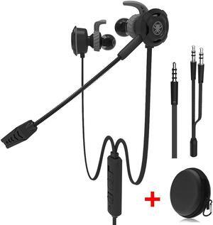 Stereo Bass Gaming Earphone Headset for PS4 Xbox One Computer Laptop Headset Lightweight Noise Cancelling Over Ear PC Gaming Headphones with Anti-Noise Mic