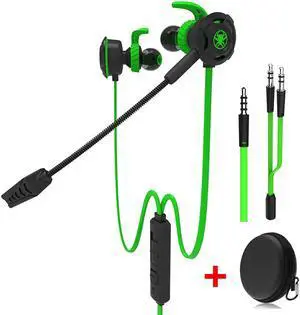 Stereo Bass Gaming Earphone Headset for PS4 Xbox One Computer Laptop Headset Lightweight Noise Cancelling Over Ear PC Gaming Headphones with Anti-Noise Mic