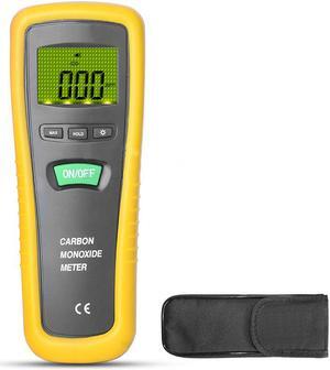 Werleo Handheld Carbon Monoxide Meter Carbon Monoxide Detector High Accuracy and 1000 PPM Measurement Range CO Sensor with Digital LCD Display Auto Power Off Safety Alarm Battery Operated