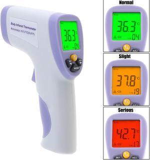 Digital Infrared Forehead Thermometer Instant Read for Baby Kids & Adults Non-Contact Handheld Body Infrared Thermometer Temperature Thermometer with A Storage Bag