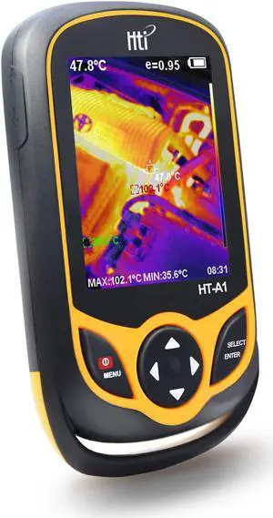 Thermal Imaging Camera Handheld Infrared Thermal Imager Industrial Thermal Imaging Multimeter with Real-Time Thermal Image Resolution 220 x 160 - Temperature Measurement Range -4°F to 572°F