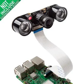 Camera Module for Raspberry Pi 3 with 5MP 1080p OV5647 Video Webcam Supports Night Vision Compatible with Raspberry Pi 3b 2 Model B B+