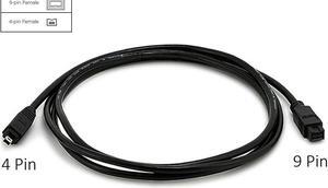 Werleo Firewire High Speed Premium Cable 1394B 800-400 IEEE 9 Pin Male to 4 Pin Male Cable 6FT for Mac Pro MacBook Pro Mac Mini iMac PC Digital Cameras SLR