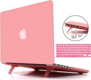 MacBook Pro 13 Retina Case,Werleo Macbook Retina 13" Blue Soft-Skin Rubberized Hard Case with Foldable Stand & Keyboard Cover for Macbook Pro 13.3" Retina Display A1502/A1425 Shell Cover NO CD-ROM
