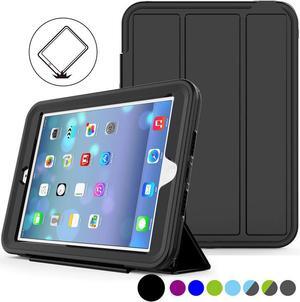 Werleo iPad Mini 1 2 3 Case Three Layer Shock Proof Protective Case iPad Mini Case iPad Mini 3 Case iPad Mini 2 Case Smart Cover with Auto Sleep Wake & PU Leather Folio Stand Function