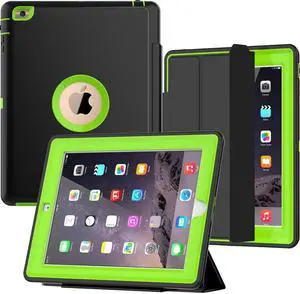 Werleo iPad 2 3 4 Case Three Layer Drop Protection Rugged Protective Heavy Duty iPad 4 Case Smart Cover with Auto Wake Sleep Function Magnetic Stand Cover for Apple iPad 2 iPad 3 iPad 4