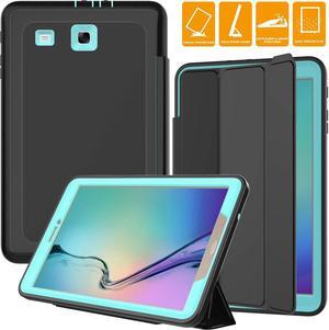 WERLEO Samsung Galaxy Tab E 9.6 Case Three Layer Drop Protection Full Body Rugged Protective Case with Auto Sleep Wake Magnetic Smart Stand Cover for Samsung Galaxy T560  Model SM-T560 SM-T561 Cover
