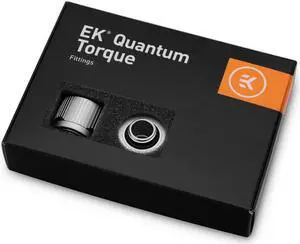 EKWB EK-Quantum Torque STC-10/13 Compression Fitting for Soft Tubing, 10/13mm (3/8" ID, 1/2" OD), Satin Titanium, 6-pack EKWB EK-Quantum Torque STC-10/13 Compression Fitting for Soft Tubing, 10/13mm (3/8" ID, 1/2" OD), Satin Titanium, 6-pack