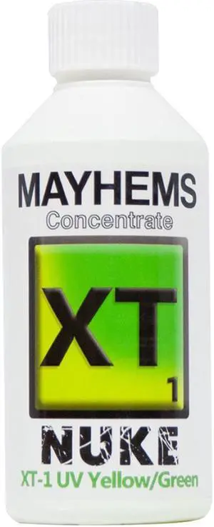 Mayhems XT-1 Nuke Coolant Concentrate, 250mL, UV Yellow / Green