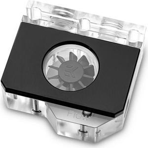 EKWB EK-Quantum Scalar Flow Indicator Bottom-To-Top, Digital RGB, Black LGA 1700 Compatible