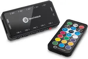 Bitspower Touchaqua Fan and Digital RGB Controller with RF Remote