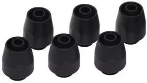 Alphacool HF Compression Fitting TPV, Black Nylon, 6-pack Alphacool HF Compression Fitting TPV, Black Nylon, 6-pack