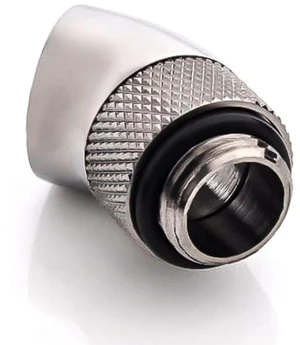 Bitspower G1/4" Male to Female Extender Fitting, 45 Degree Rotary, Black Sparkle Bitspower G1/4" Male to Female Extender Fitting, 45 Degree Rotary, Black Sparkle