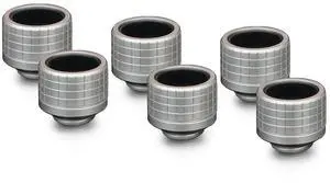 Thermal Grizzly DeltaMate HT16 Compression Fitting for Rigid Tubing, 16mm OD, Matt Nickel, 6-pack Thermal Grizzly DeltaMate HT16 Compression Fitting for Rigid Tubing, 16mm OD, Matt Nickel, 6-pack