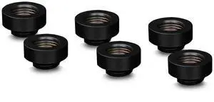 Thermal Grizzly DeltaMate MF7 Extender Fitting, Black, 6-pack Thermal Grizzly DeltaMate MF7 Extender Fitting, Black, 6-pack