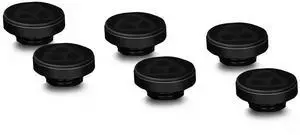 Thermal Grizzly DeltaMate Plug, Black, 6-pack Thermal Grizzly DeltaMate Plug, Black, 6-pack
