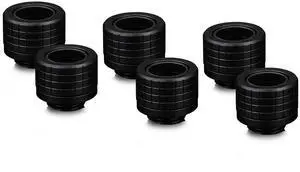 Thermal Grizzly DeltaMate HT14 Compression Fitting for Rigid Tubing, 14mm OD, Black, 6-pack Thermal Grizzly DeltaMate HT14 Compression Fitting for Rigid Tubing, 14mm OD, Black, 6-pack
