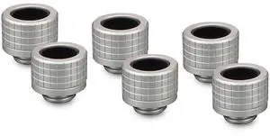 Thermal Grizzly DeltaMate HT14 Compression Fitting for Rigid Tubing, 14mm OD, Matt Nickel, 6-pack Thermal Grizzly DeltaMate HT14 Compression Fitting for Rigid Tubing, 14mm OD, Matt Nickel, 6-pack