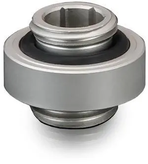 Thermal Grizzly DeltaMate MM7R Extender Fitting, Matt Nickel Thermal Grizzly DeltaMate MM7R Extender Fitting, Matt Nickel